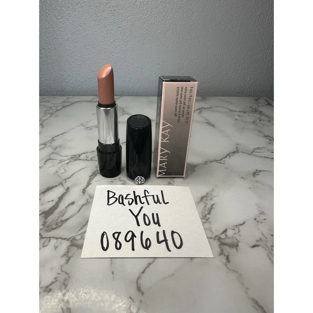 Mary Kay Gel Semi-Matte Lipstick Bashful You‎ Si Timide 089640 Full Size NEW